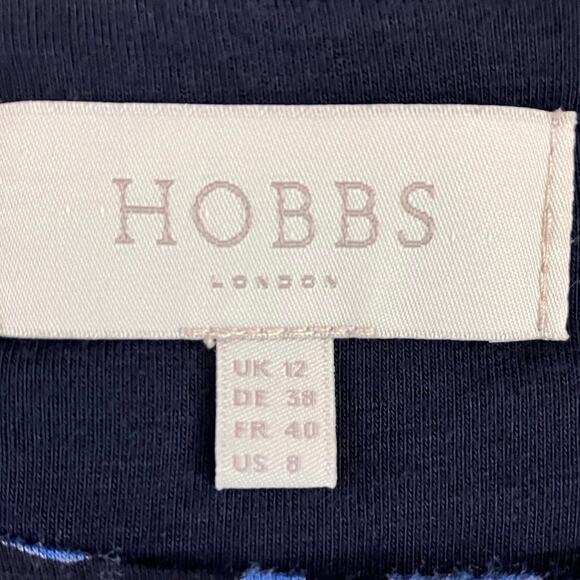 Hobbs London Faux Wrap Bird Print Dress Size 8 - Picture 3 of 5